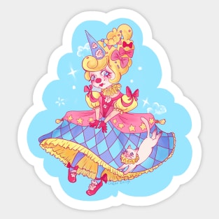 Clown Queen - Circus colors Sticker